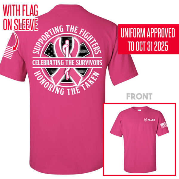 UNIFORM APPROVED THRU 10/31 - BREAST CANCER 2025 W/ FLAG - 6UETKC Thumbnail