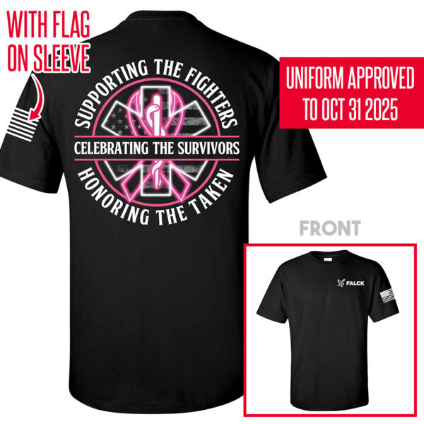 UNIFORM APPROVED THRU 10/31 - BREAST CANCER 2025 W/ FLAG ON SLEEVE - SB8MZY Thumbnail